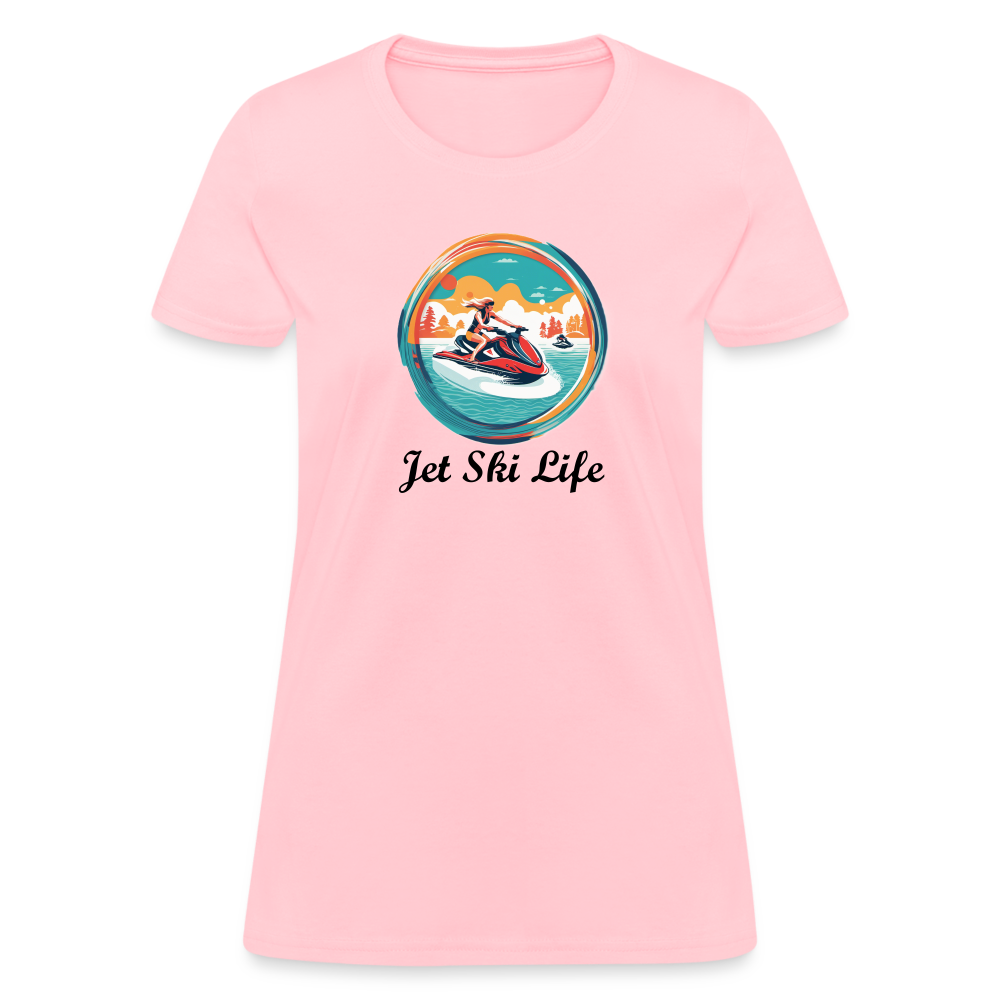 Jet Ski Life Women's Tee - pink