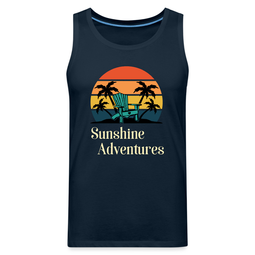 Beach Chair Sunshine Adventures Tank - deep navy