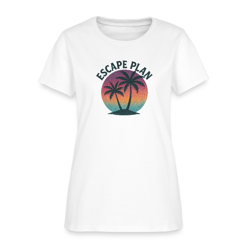 Escape Plan Women's Tee - white