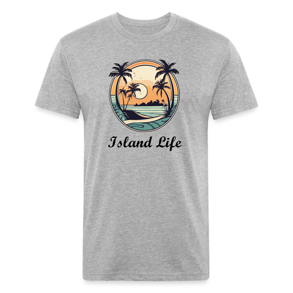 Island Life Tee - heather gray