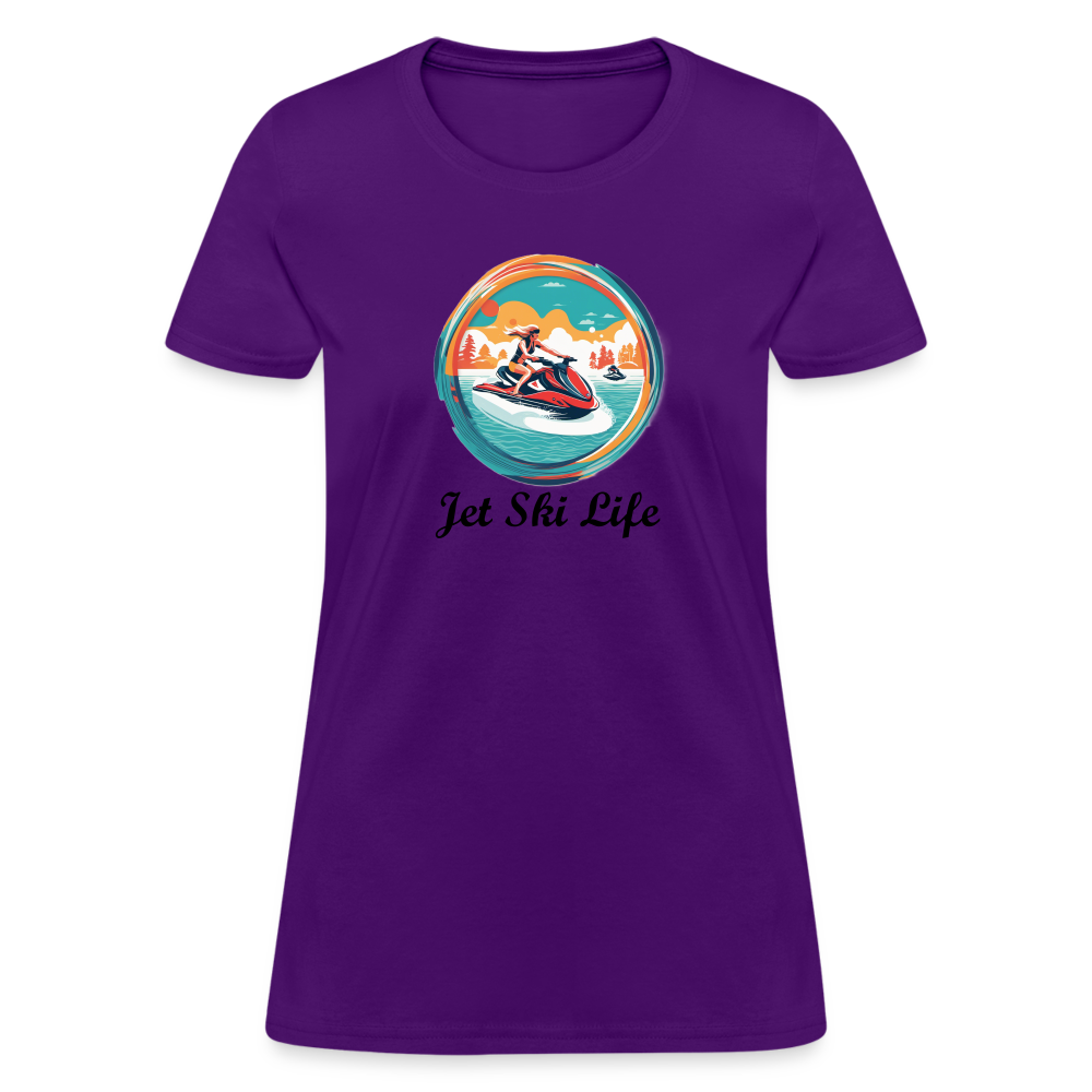 Jet Ski Life Women's Tee - purple