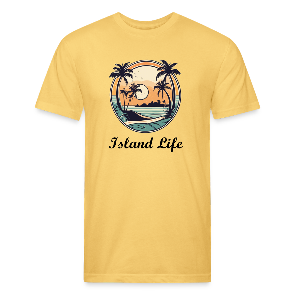 Island Life Tee - pastel yellow