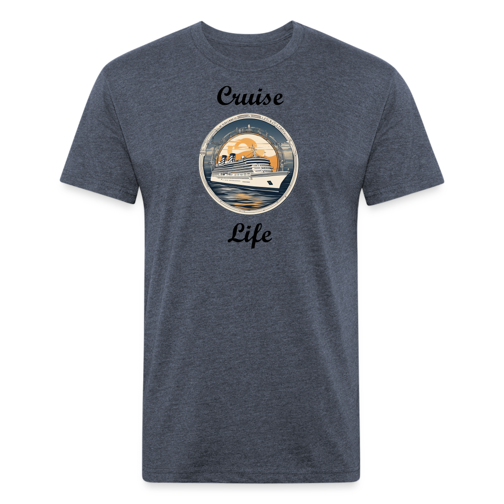 Cruise Life Tee - heather navy