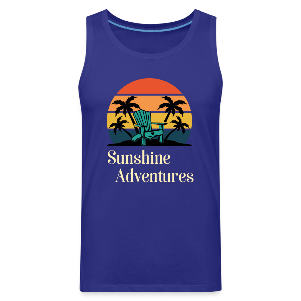 Beach Chair Sunshine Adventures Tank - royal blue