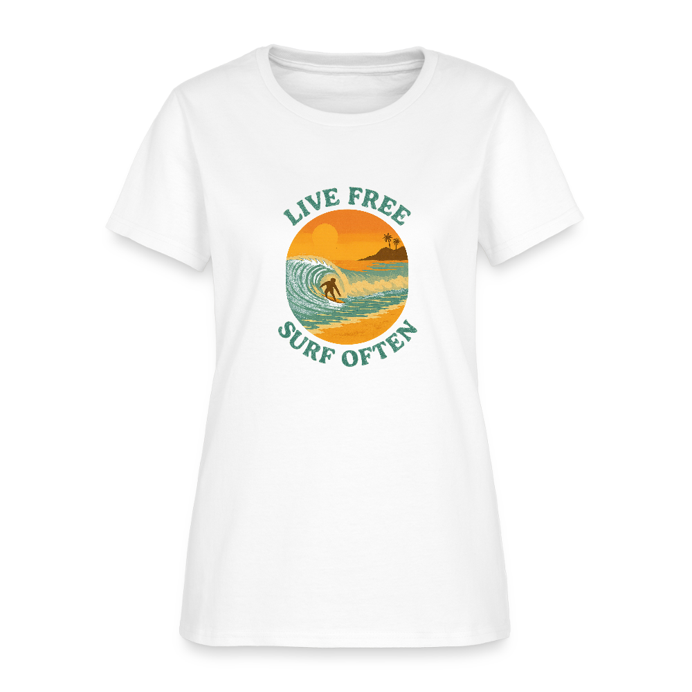 Surf Often Women's Tee - white