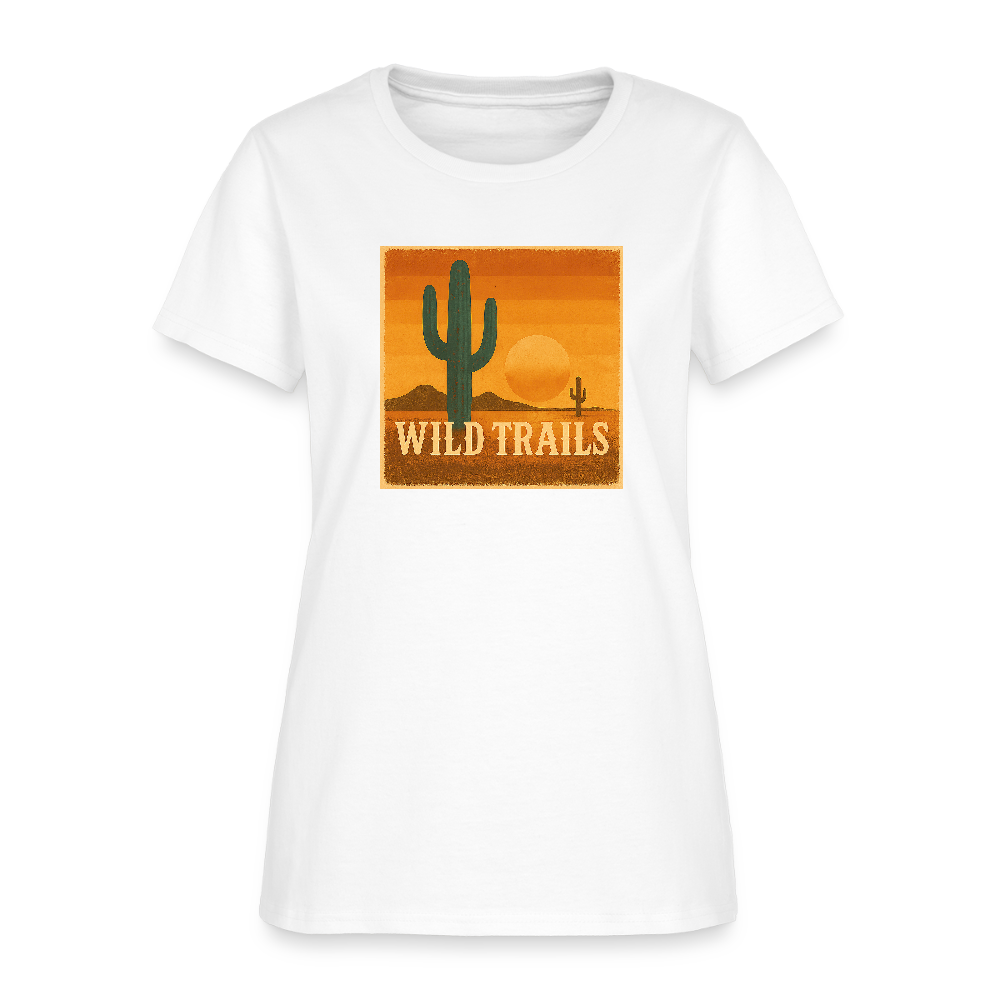 Wild Trails Women's Tee - white
