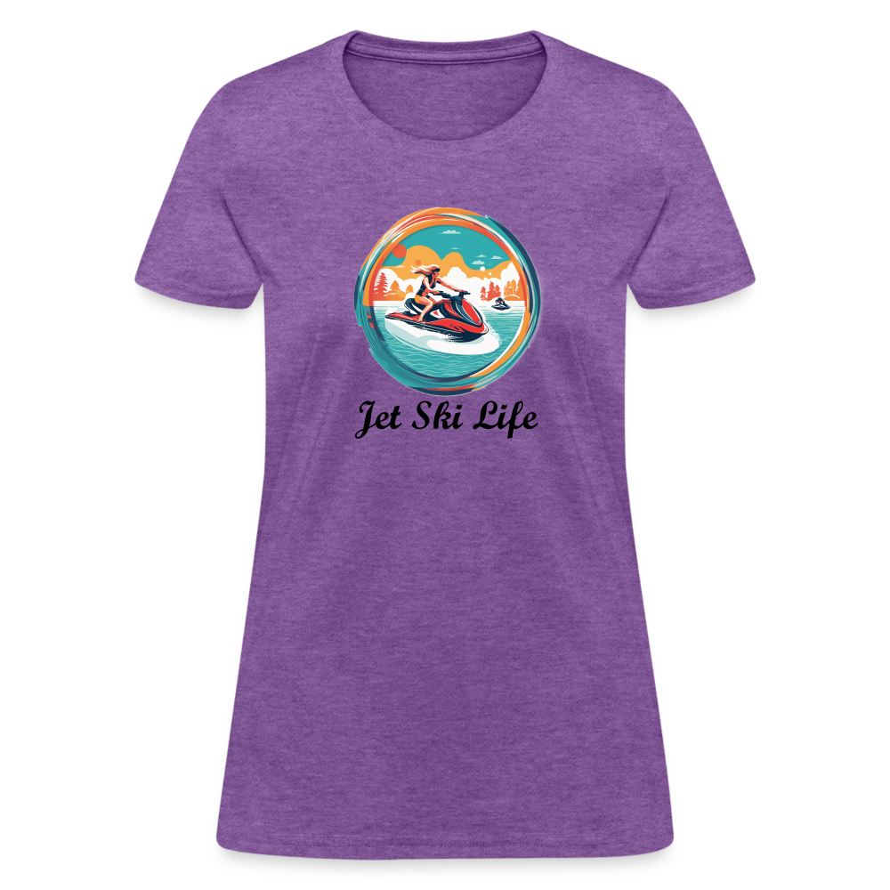 Jet Ski Life Women's Tee - purple heather
