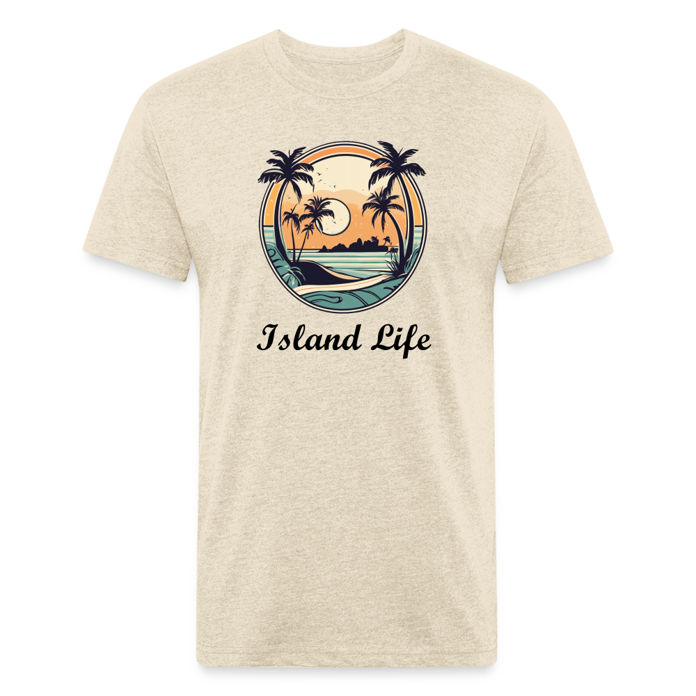 Island Life Tee - heather cream