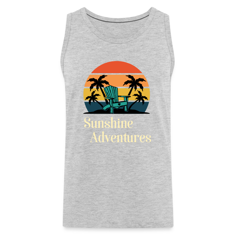 Beach Chair Sunshine Adventures Tank - heather gray