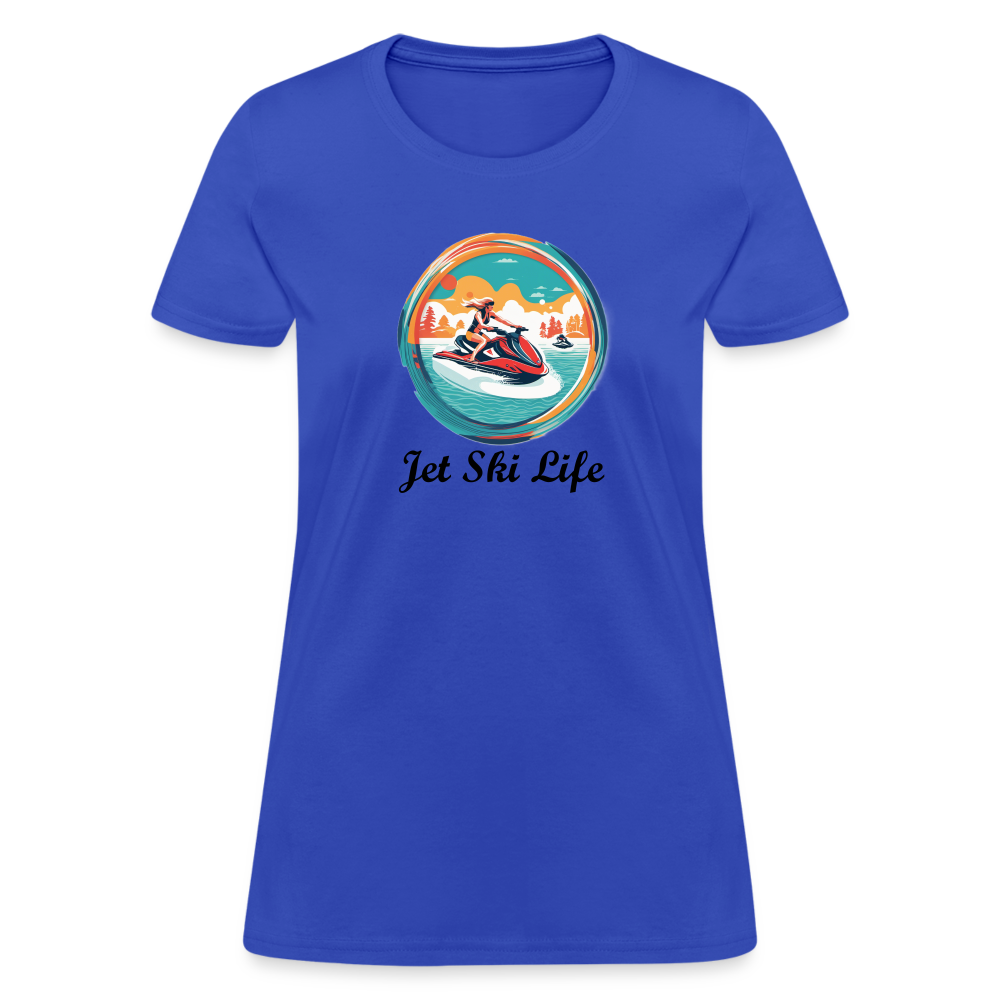 Jet Ski Life Women's Tee - royal blue