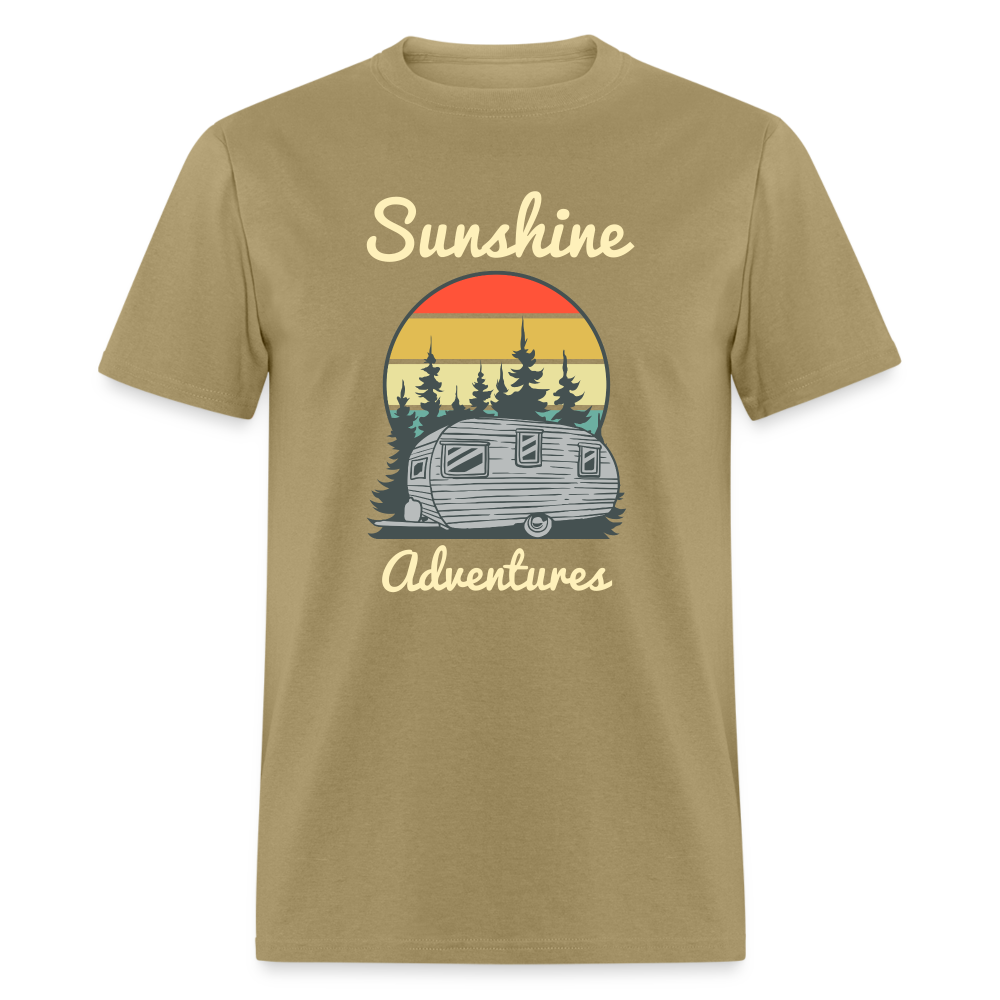 Camping Sunshine Adventures Tee - khaki