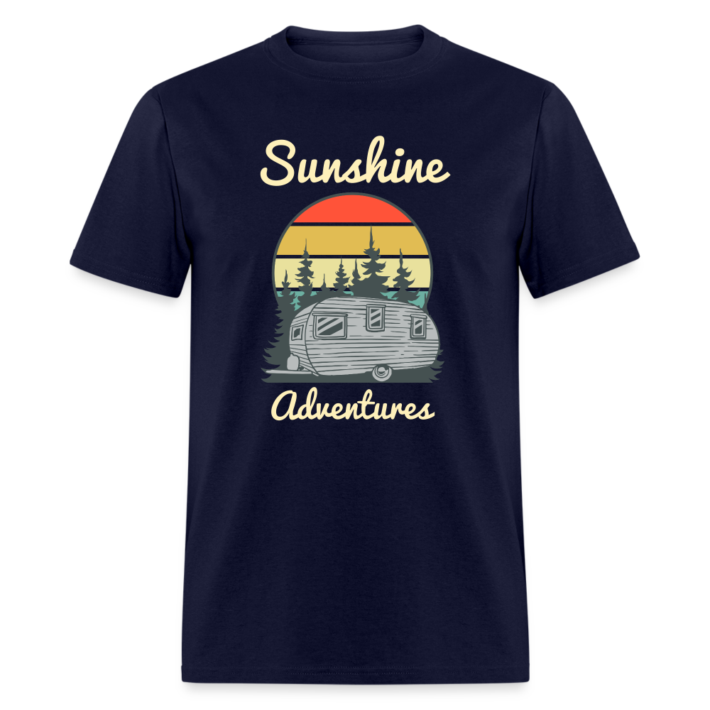 Camping Sunshine Adventures Tee - navy