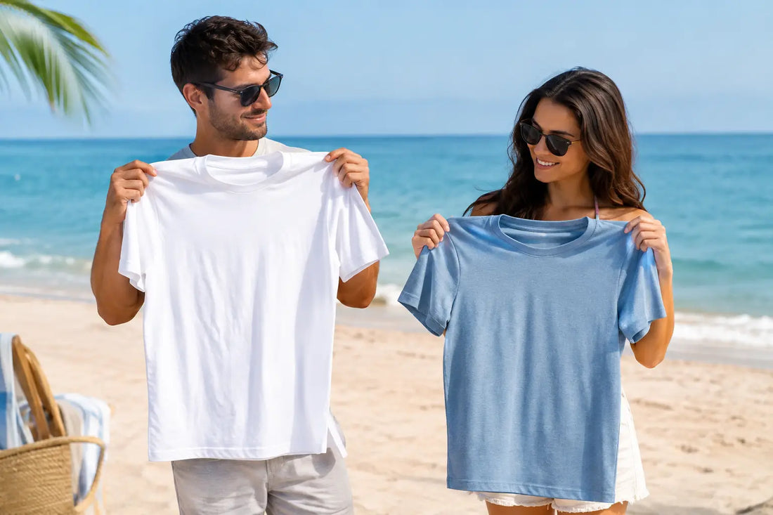 Cotton Versus Polyester Tees for Beach Days