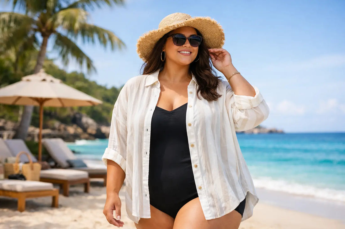 Plus Size Beach Shirts for Sunny Getaways