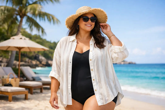 Plus Size Beach Shirts for Sunny Getaways