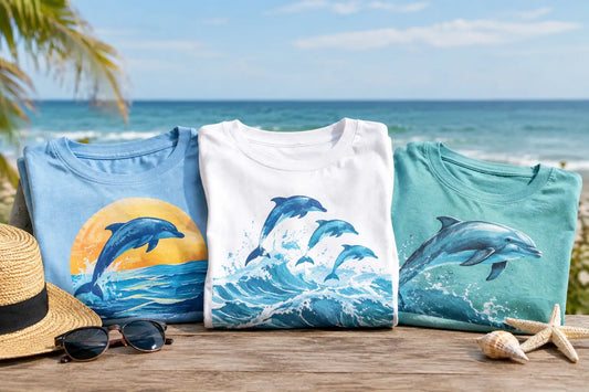 Dolphin Tee Designs for Every Beach Mood
