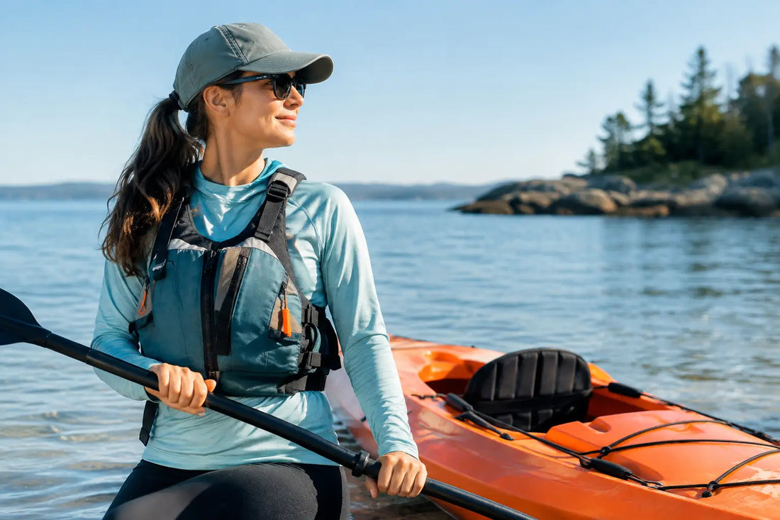 Kayak Apparel for Sunny Days and Shoreline Stories