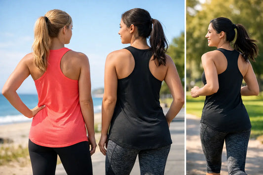 Long Racerback Tank Tops for Sunny, Active Days