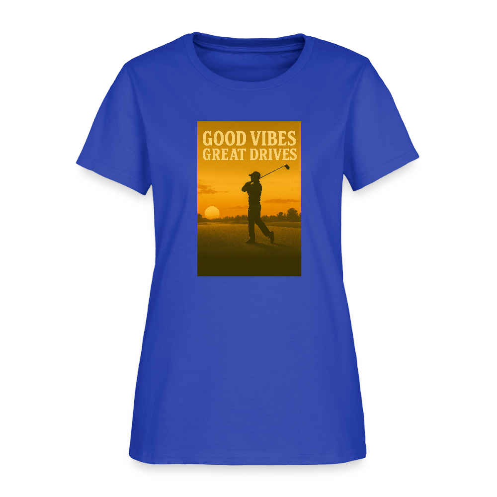 Great Drives Women's Tee - royal blue