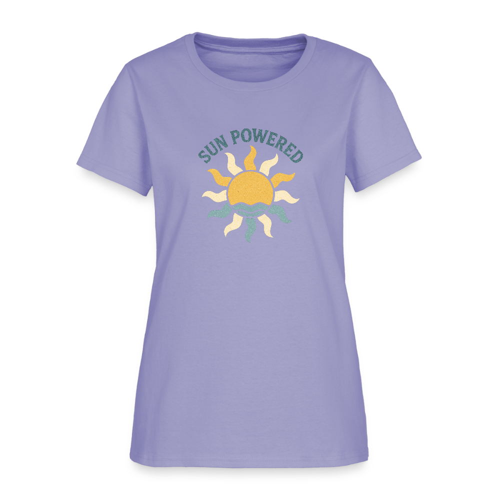 Sun Powered Women's Tee - lavender