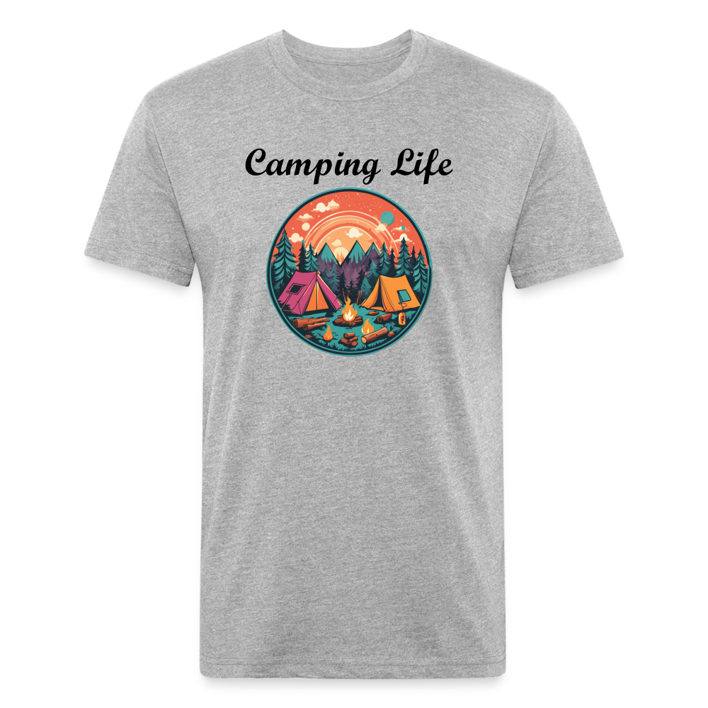 Camping Life Tee - heather gray