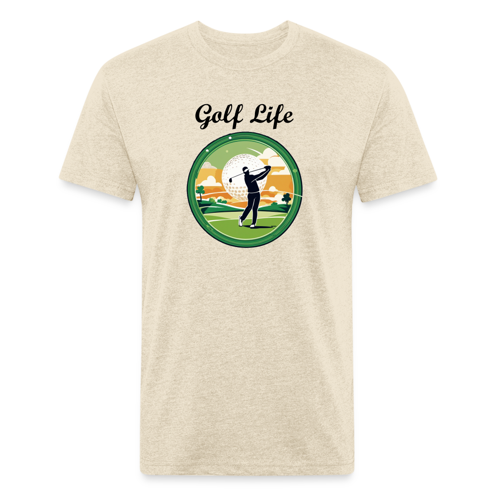 Golf Life Tee - heather cream