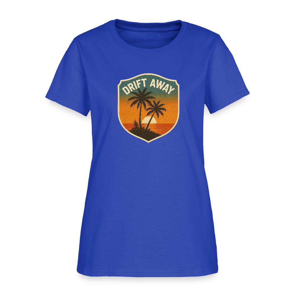 Drift Away Women's Tee - royal blue