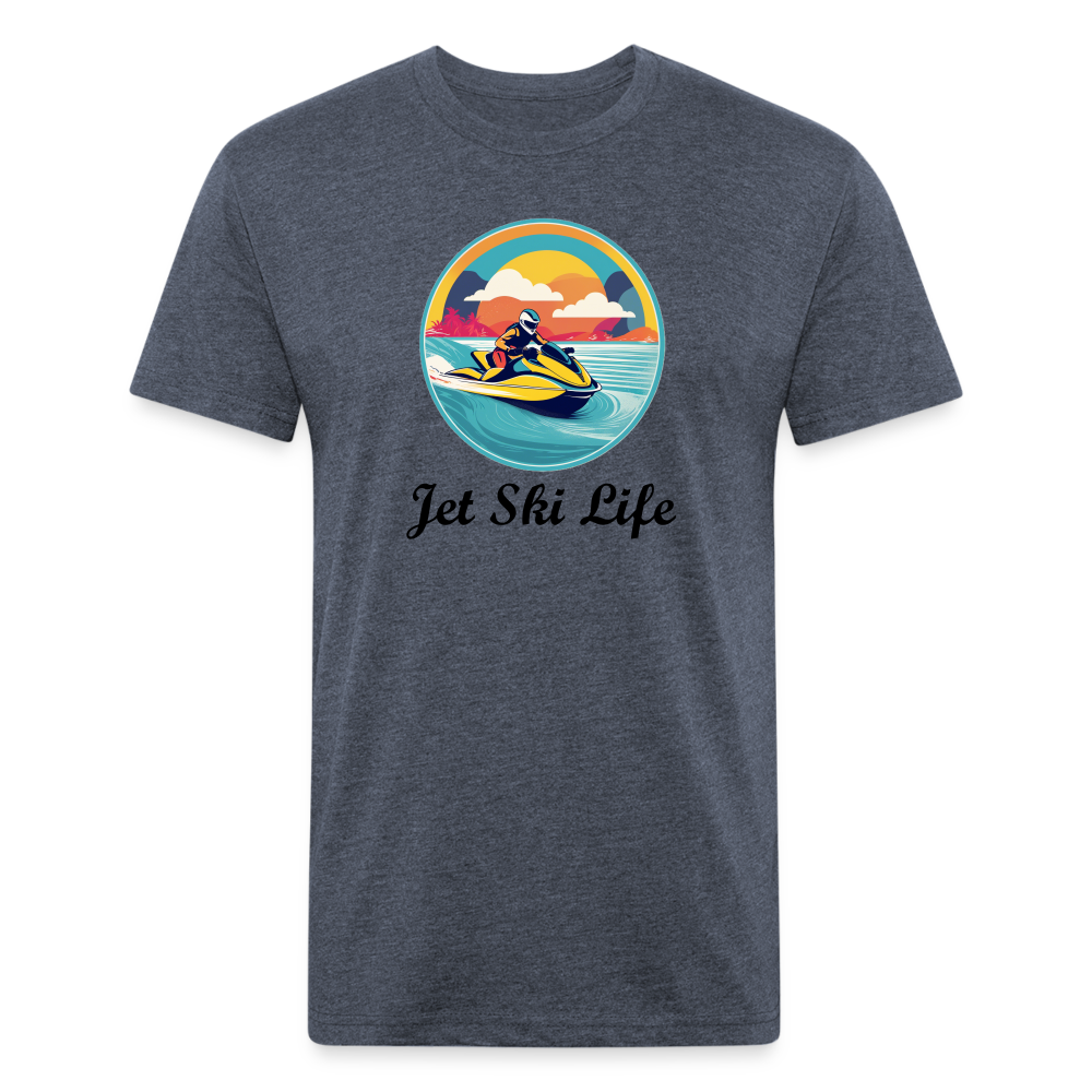 Jet Ski Life Tee - heather navy