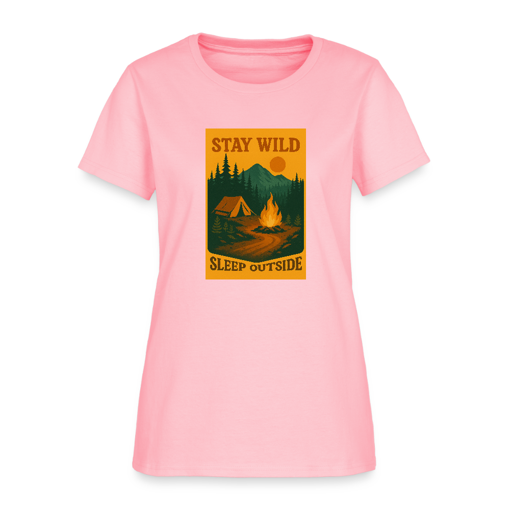 Stay Wild Women's Tee - pink
