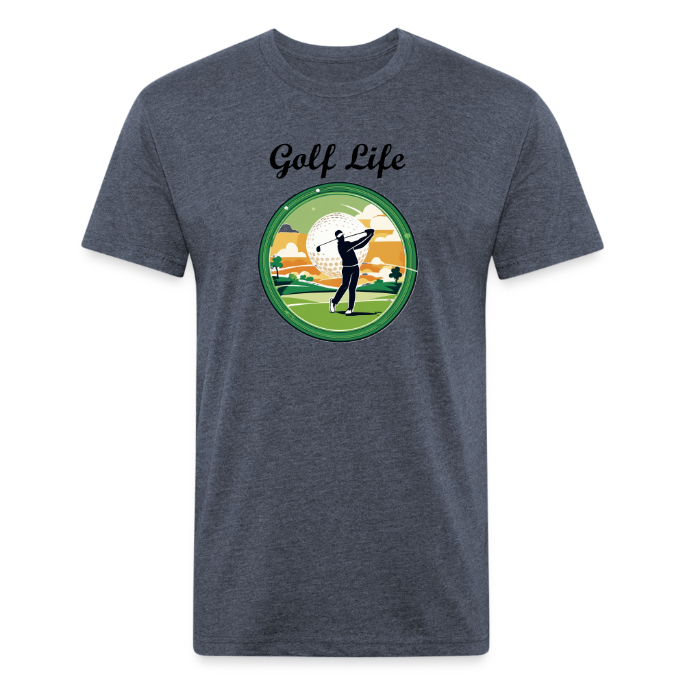 Golf Life Tee - heather navy