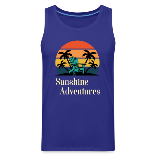 Beach Chair Sunshine Adventures Tank - royal blue