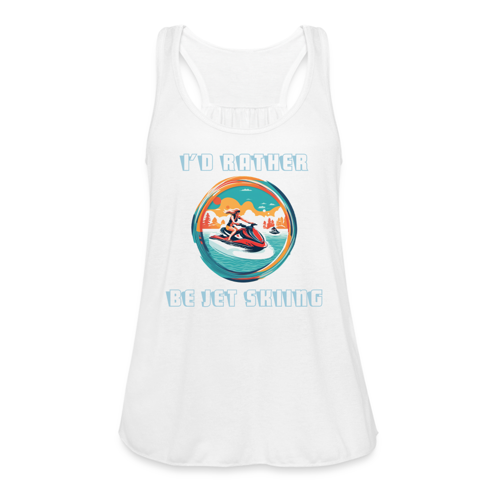 Rather Be Jet Skiing Women's Tank - white