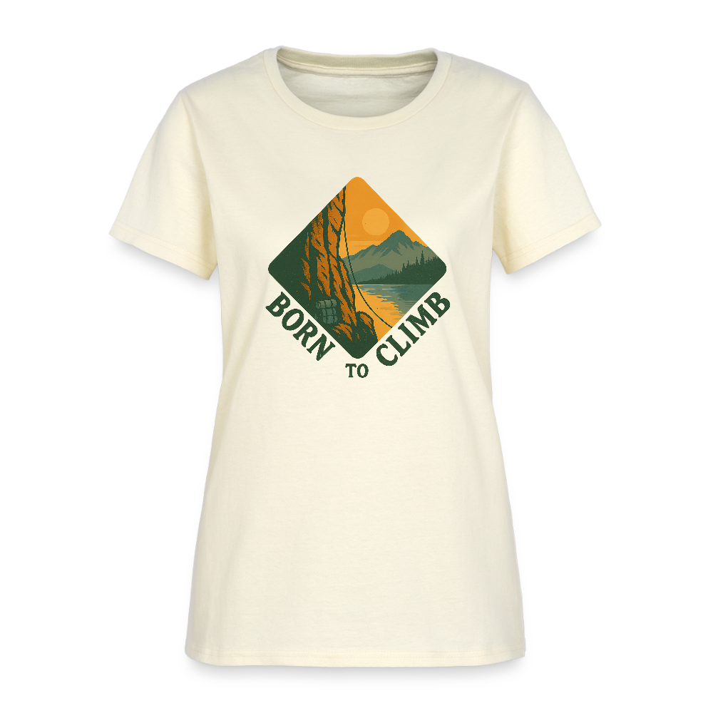Born To Climb Women's Tee - off white
