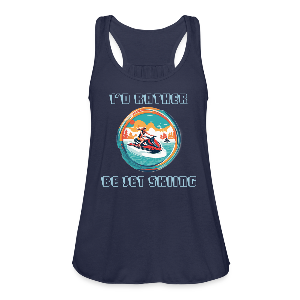 Rather Be Jet Skiing Women's Tank - navy