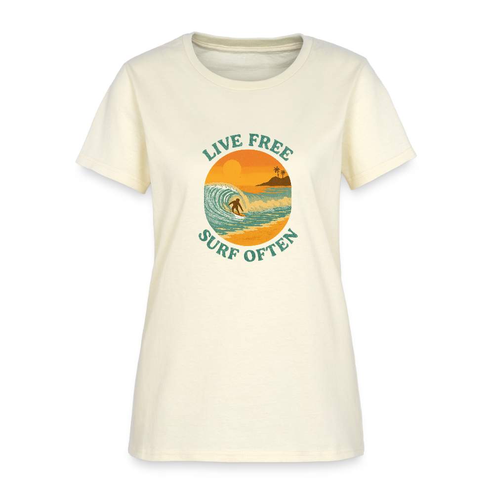 Surf Often Women's Tee - off white