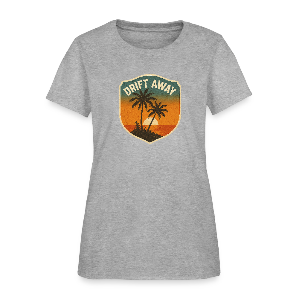 Drift Away Women's Tee - heather gray