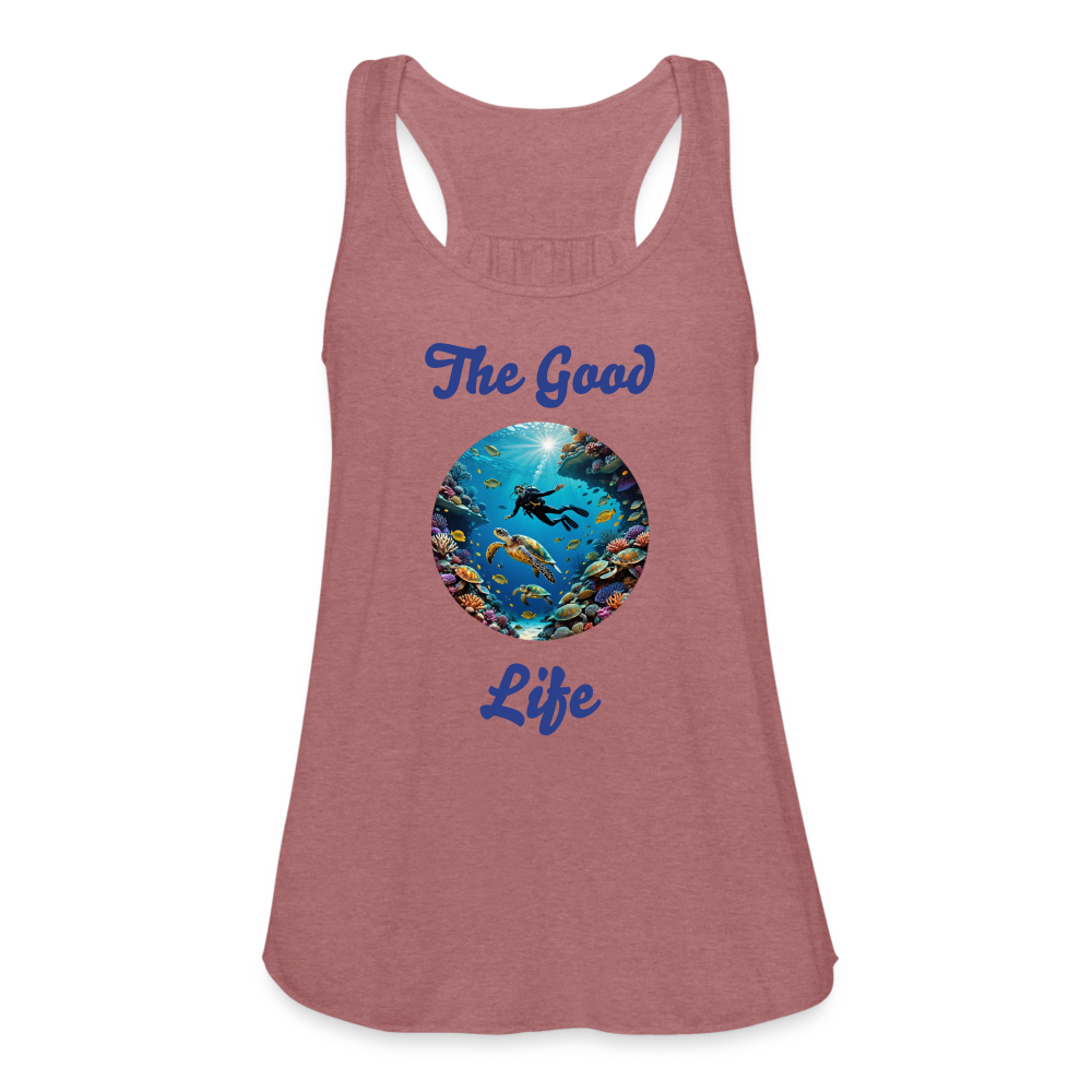 Diving The Good Life Women's Tank - mauve