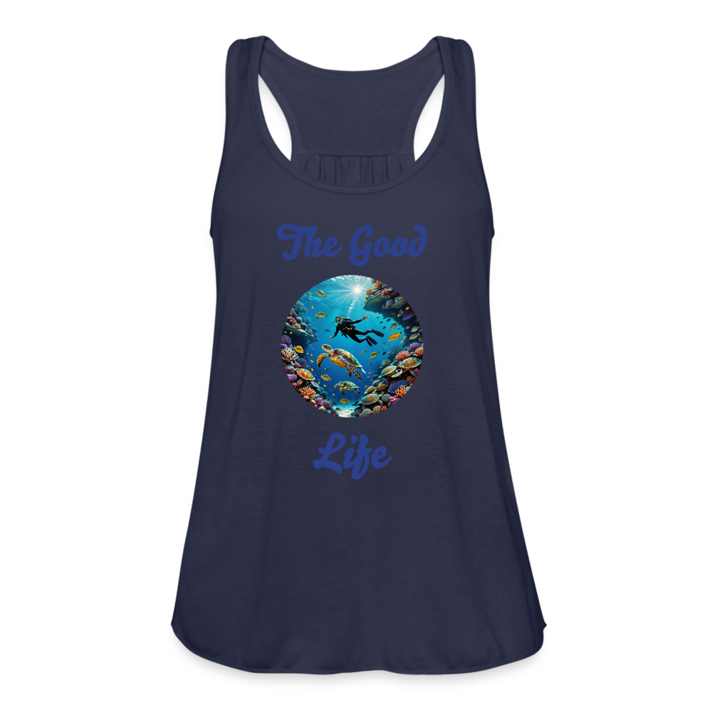 Diving The Good Life Women's Tank - navy