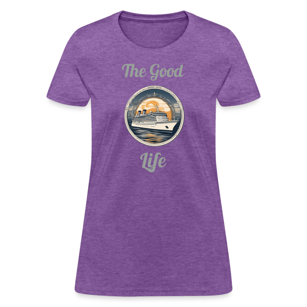 Good Life Cruise Women's Tee - purple heather