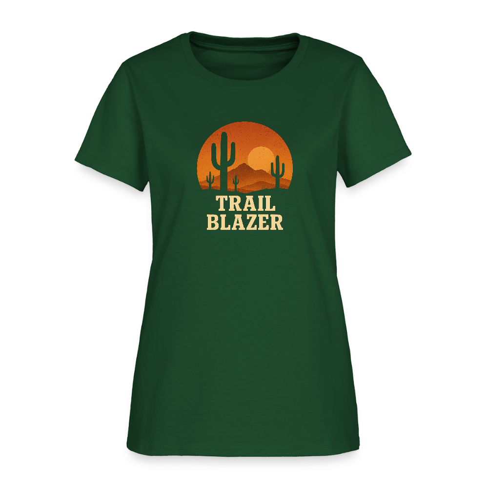 Trail Blazer Women's Tee - forest green