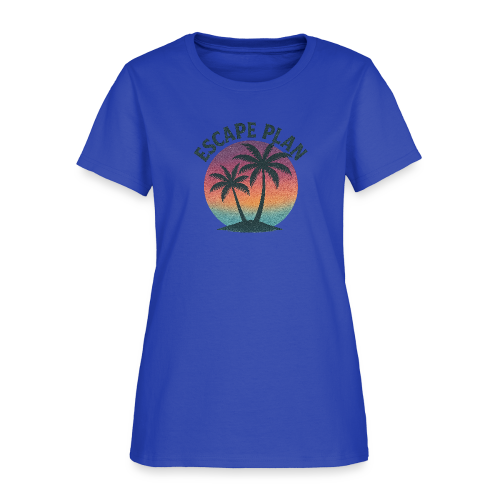 Escape Plan Women's Tee - royal blue