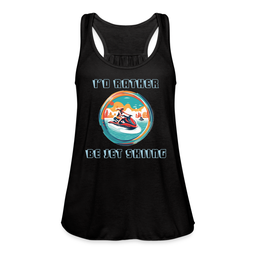 Rather Be Jet Skiing Women's Tank - black