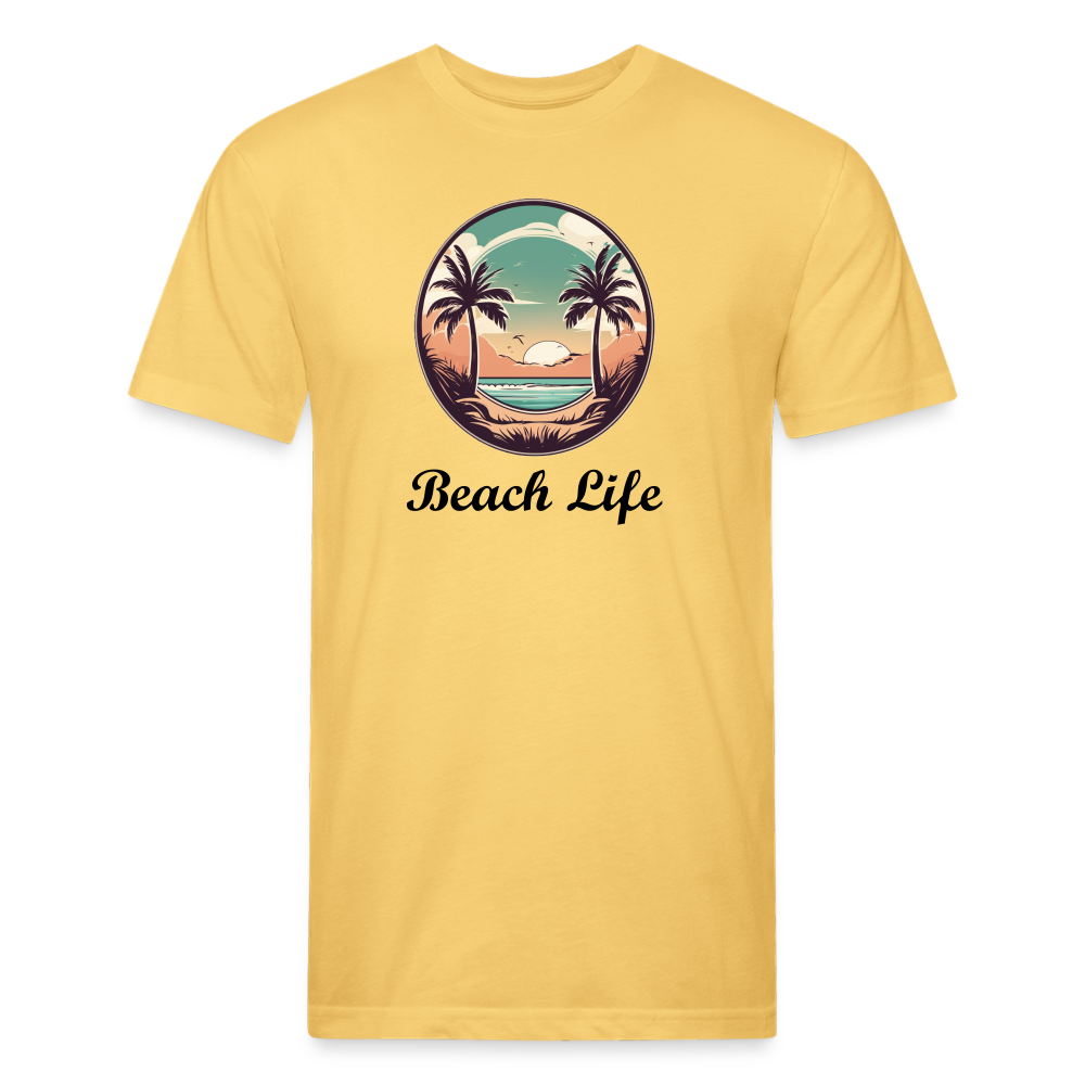 Beach Life Tee - pastel yellow