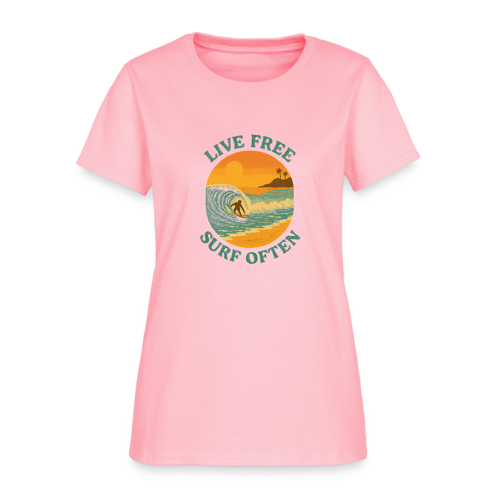 Surf Often Women's Tee - pink