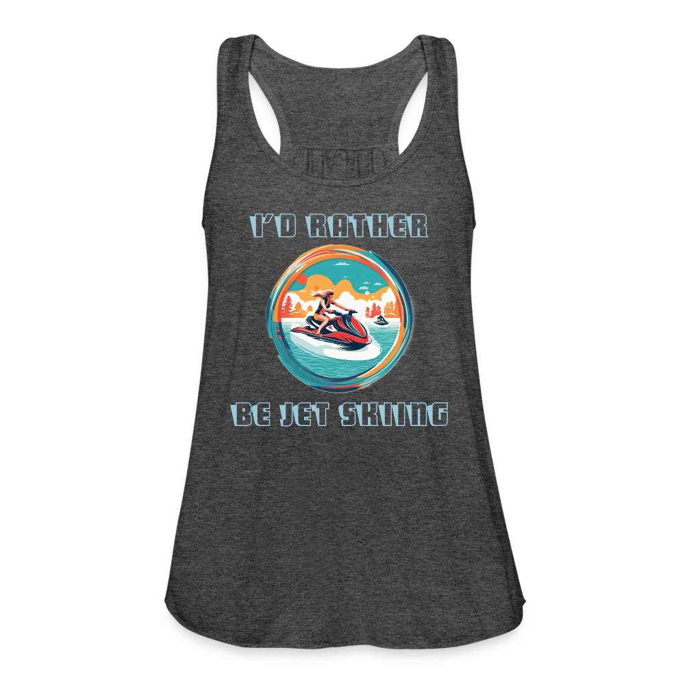 Rather Be Jet Skiing Women's Tank - deep heather