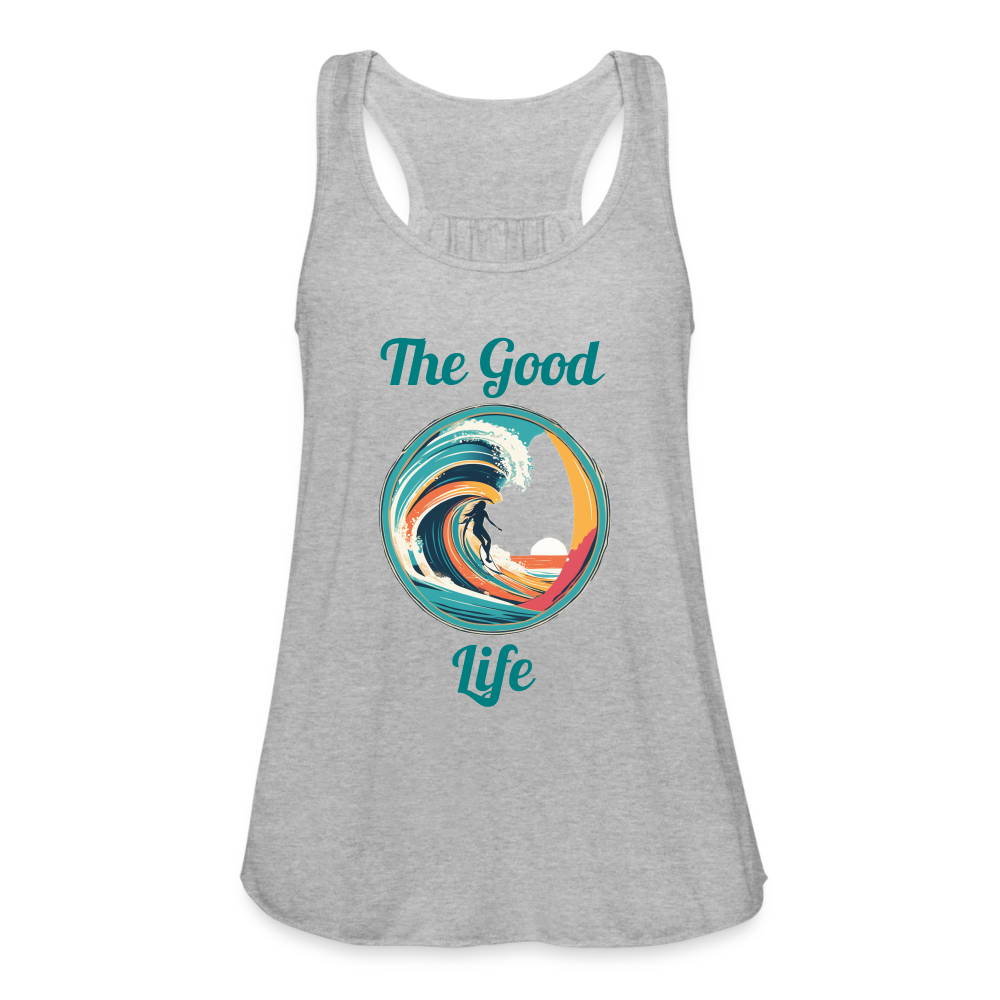 Good Life Surfing Women's Tank - heather gray