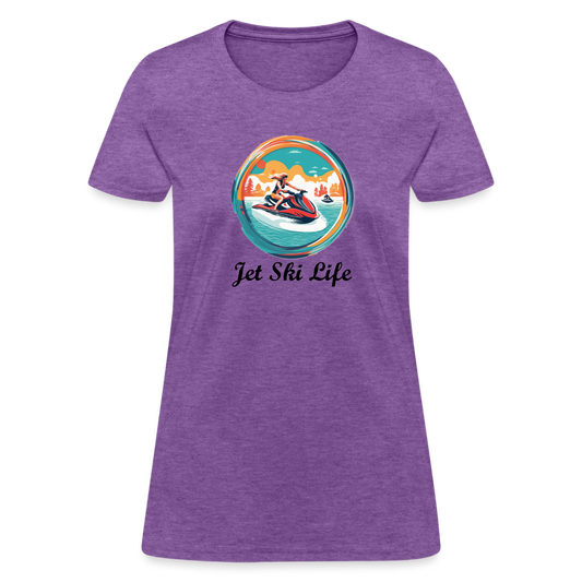 Jet Ski Life Women's Tee - purple heather