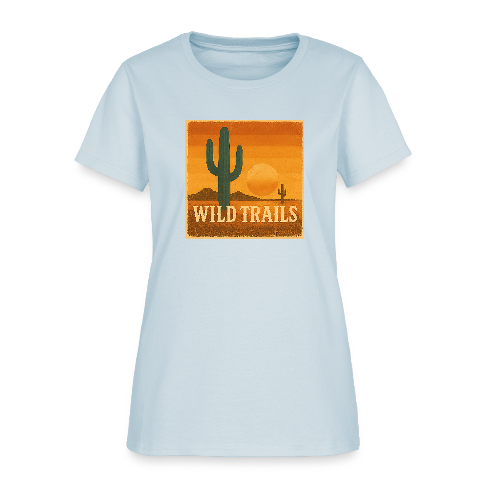 Wild Trails Women's Tee - light blue