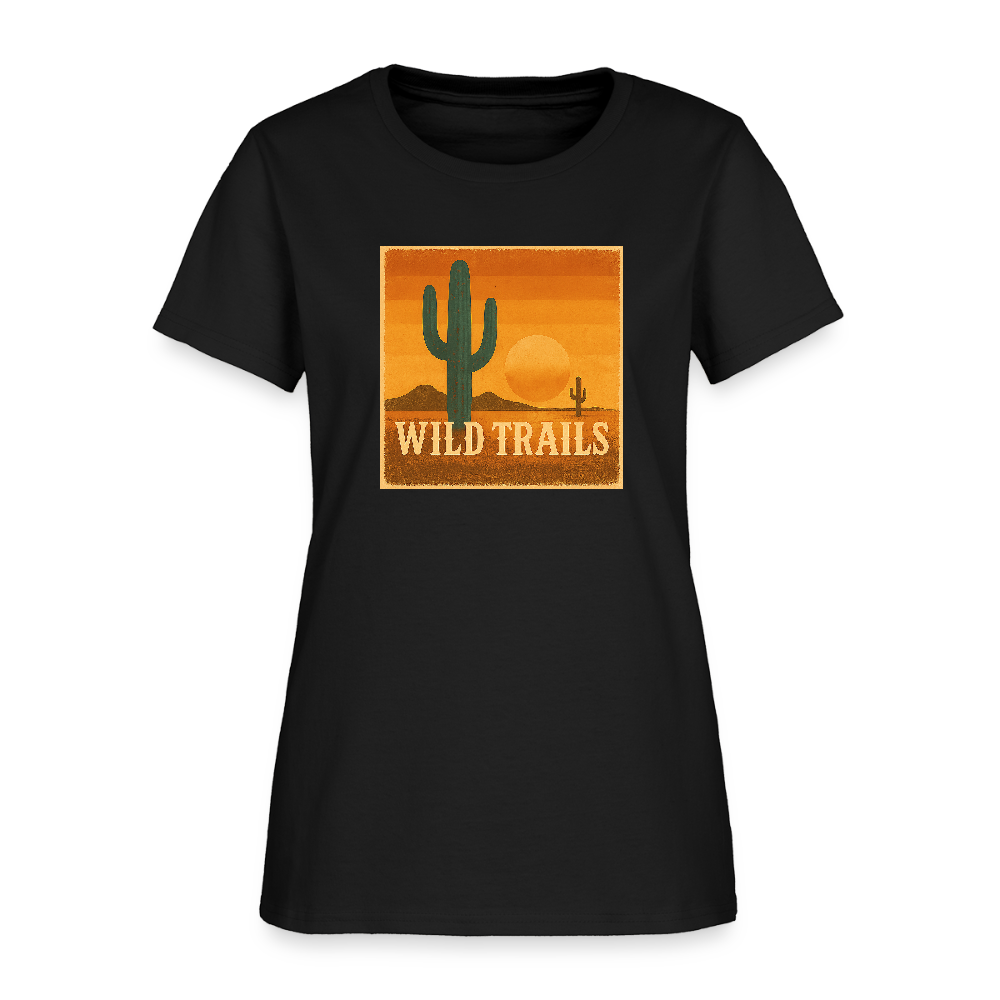 Wild Trails Women's Tee - black