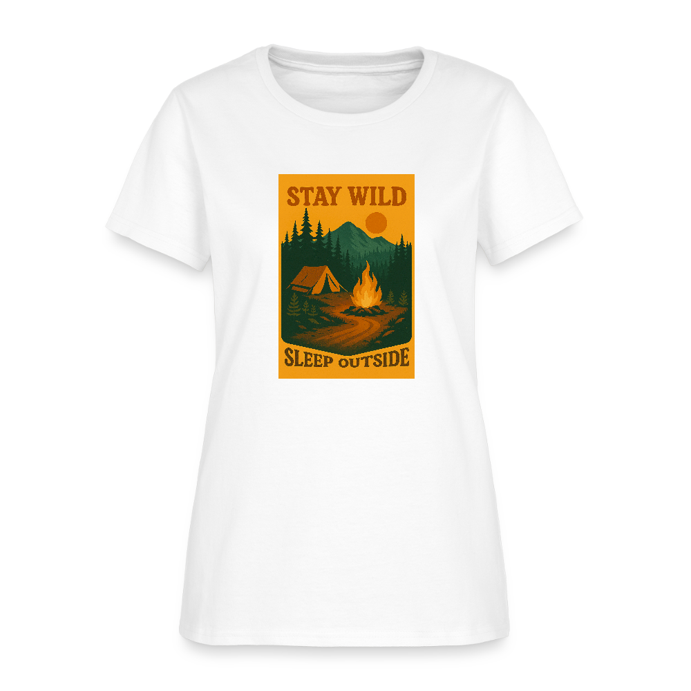 Stay Wild Women's Tee - white
